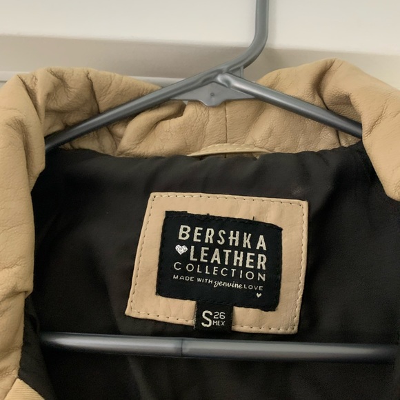 Tan Leather Jacket - Picture 2 of 3